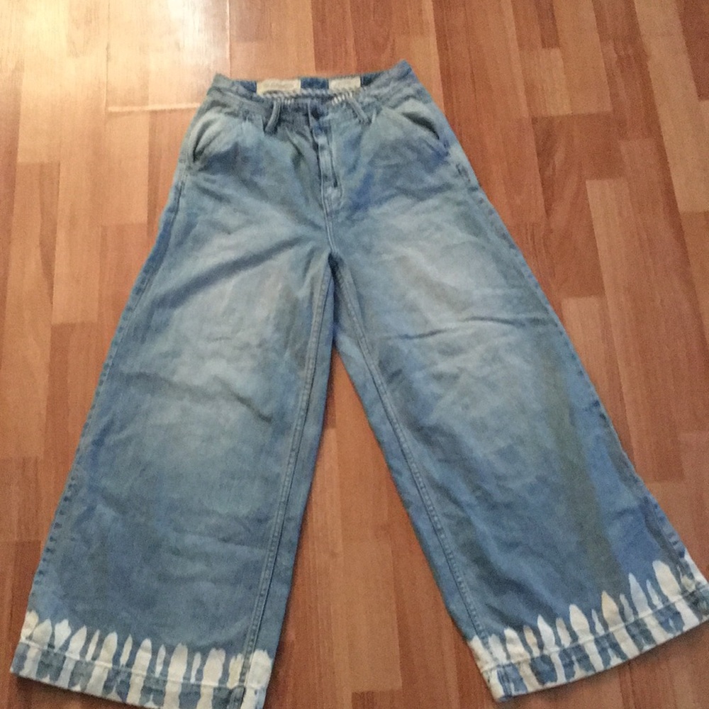 Pilcro and the Letterpress flare up Jeans